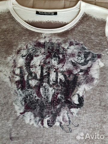 Джемпер Betty Barclay бежевый/молочный, полоска Джемпер Betty Barclay бежевый/молочный, полоска