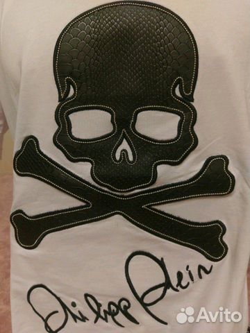 Эксклюзивная футболка Philipp Plein унисекс