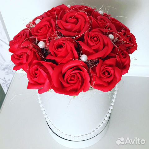 Букет из мыльных роз