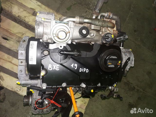 Двигатель двс Фольксваген Гольф 5 BXE 1.9TDi 2007 Двигатель двс Фольксваген Гольф 5 BXE 1.9TDi 2007