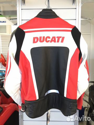 Кожаная Мотокуртка Ducati Corse Кожаная Мотокуртка Ducati Corse