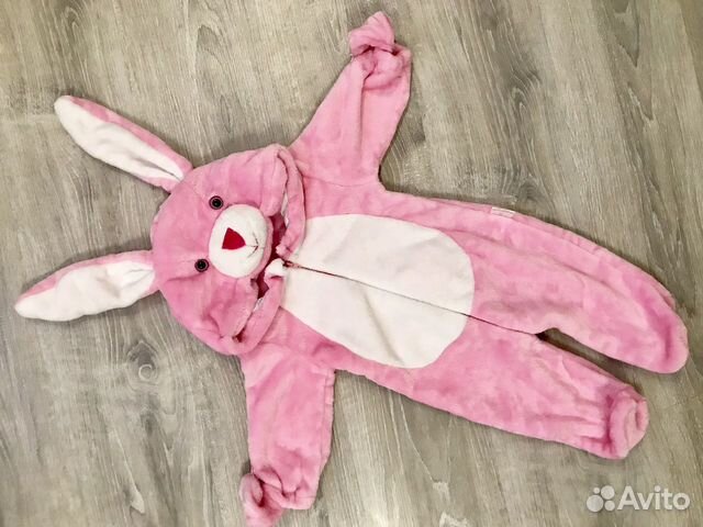 Кигуруми. Плюшевая пижама. Заяц Кигуруми. Плюшевая пижама. Заяц