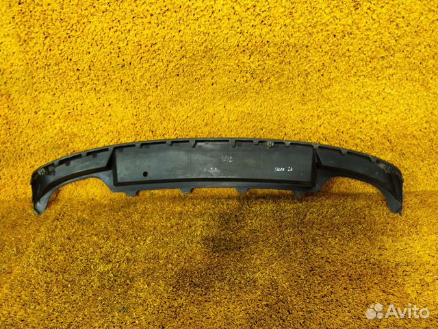 Юбка бампера задняя Skoda Octavia 3 A7 (5E)