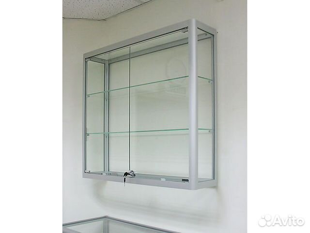 Настенная витрина из алюминиевого профиля