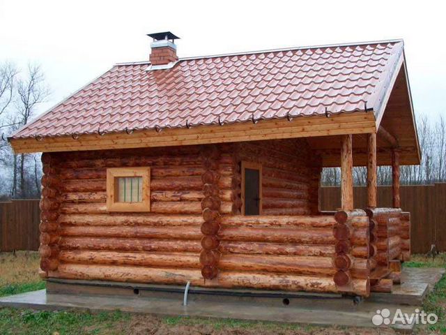 Сруб бани