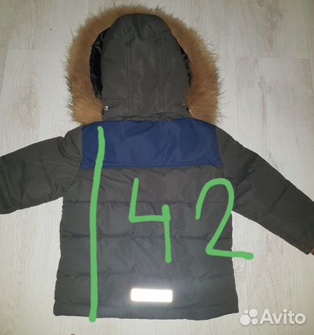 Зимняя куртка-парка kappahl 92 и зимняя шапка reim