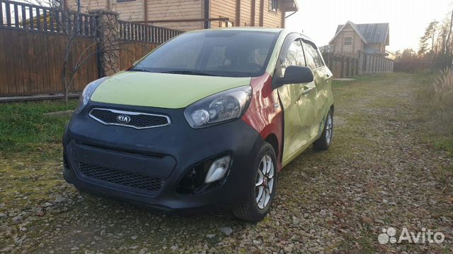 KIA Picanto 1.2 AT, 2012, битый, 60 000 км