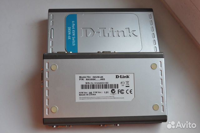 Коммутатор D-Link dkvm-4K switch 4 KVM PS/2, свитч
