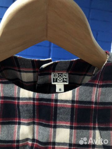 Платье в клетку bonton 8 лет Платье в клетку bonton 8 лет