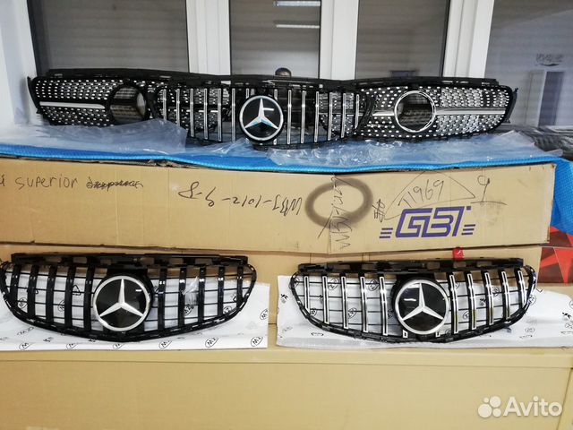 Решётка радиатора Mercedes GT