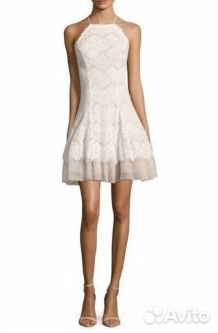 Кружевное пышное платье от кутюр L Кружевное пышное платье от кутюр L