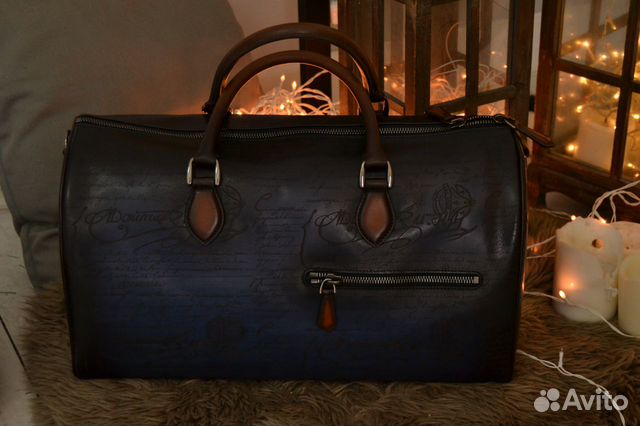 Дорожная сумка Berluti Jour Off Medium Scritto