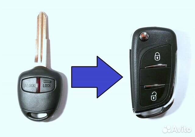 Ключ Митсубиси Паджеро / Mitsubishi Pajero Sport