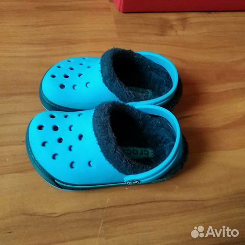Сабо Crocs утеплённые р.С6/С7(23-24) б/у Сабо Crocs утеплённые р.С6/С7(23-24) б/у