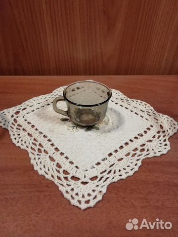 Кофейные чашки из французского тёмного стекла Кофейные чашки из французского тёмного стекла