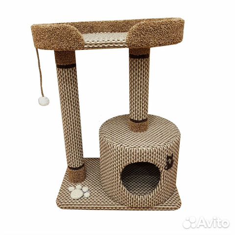 Фото домиков для кошек с когтеточкой
