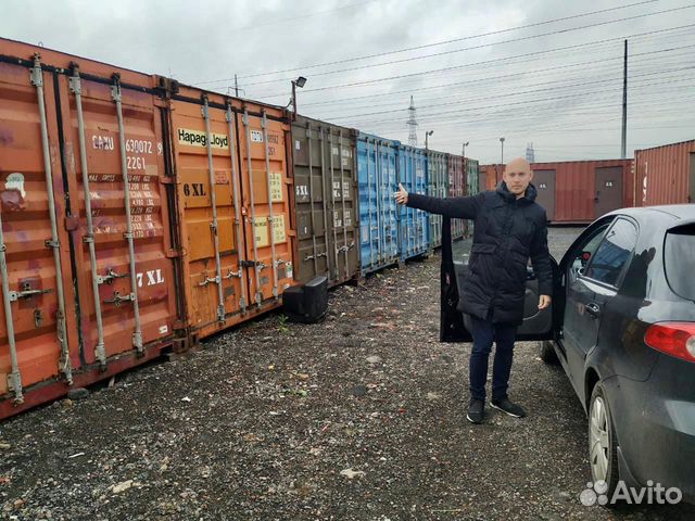 Склад-контейнер 40ф Пулковское шоссе у трк лето