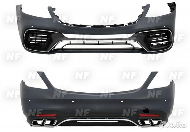 Обвес 63 AMG Mercedes S222