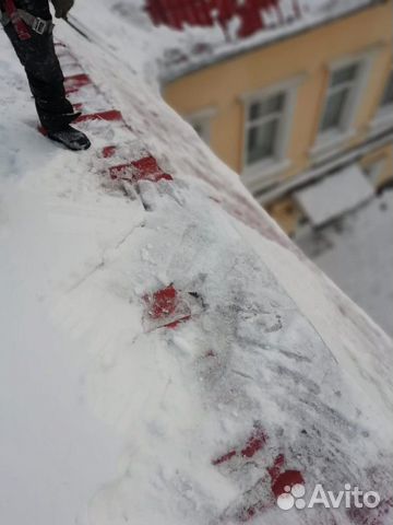 Очистка кровель от снега и наледи Очистка кровель от снега и наледи