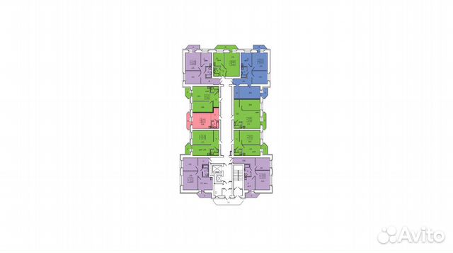 3-к квартира, 76.8 м², 7/17 эт. 3-к квартира, 76.8 м², 7/17 эт.