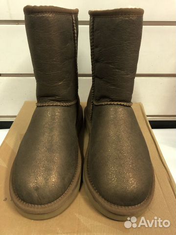UGG угги (Рыжие матовые с блеском) UGG угги (Рыжие матовые с блеском)