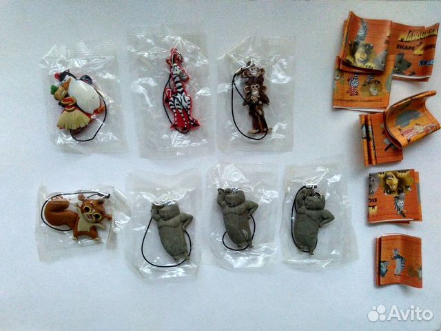 Игрушки и брелоки Мадагаскар 2 Игрушки и брелоки Мадагаскар 2