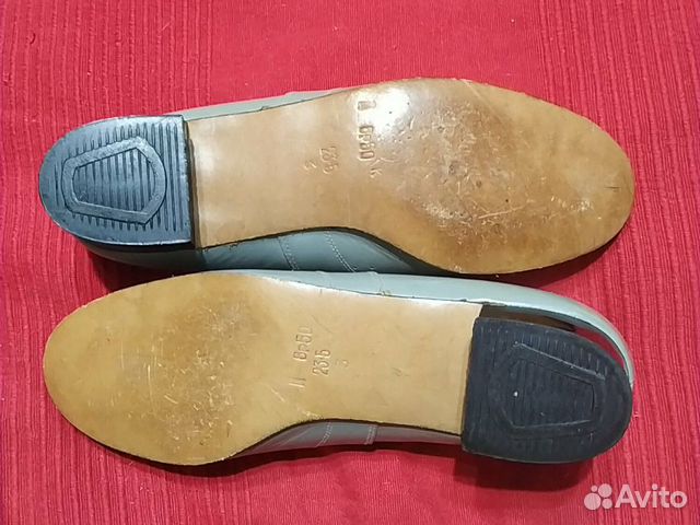 Винтажные кожаные ботинки
