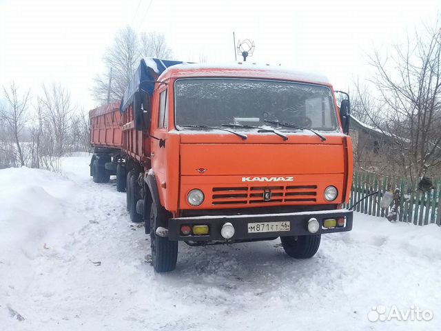 Камаз 55102 валит назад