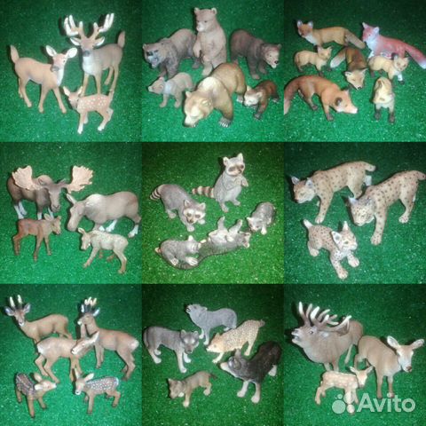 Schleich (Шляйх) Животные средней полосы России