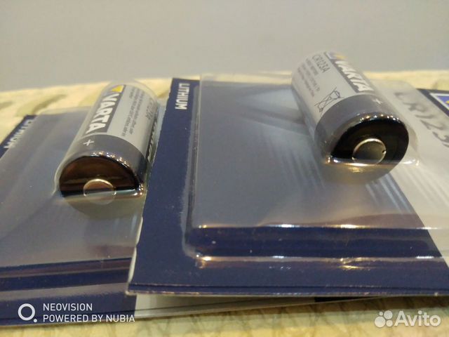Батарейка литиeвая Varta CR123 3V Батарейка литиeвая Varta CR123 3V