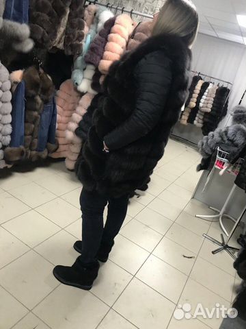 Жилет меховой песец Жилет меховой песец