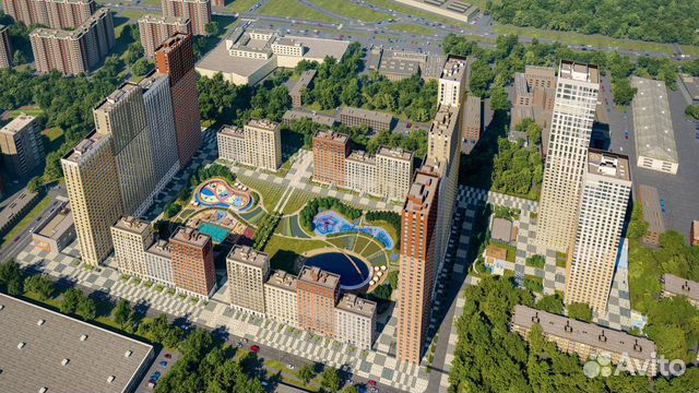 2-к квартира, 47.7 м², 29/39 эт.