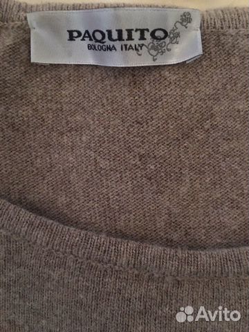 Платье шерсть кашемир коричневое Италия 44-46 Платье шерсть кашемир коричневое Италия 44-46