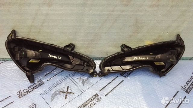 Противотуманка Hyundai Solaris