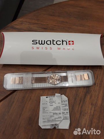 Часы swatch slim skin