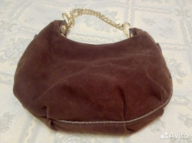 Сумка замшевая коричневая Gerardino de Maggio Сумка замшевая коричневая Gerardino de Maggio