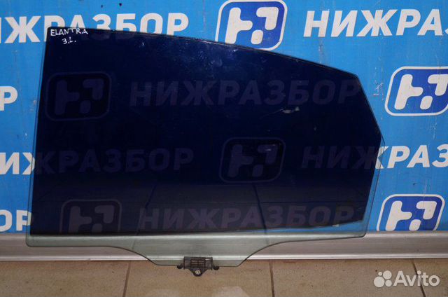 Стекло двери заднее левое Hyundai Elantra HD 1.6
