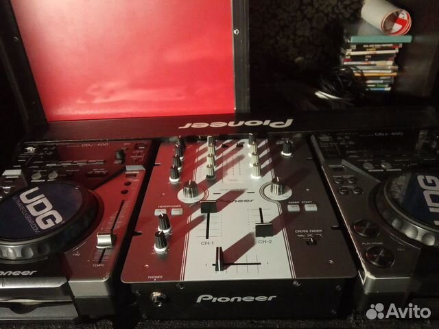 Pioneer cdj400/djm250, кейс