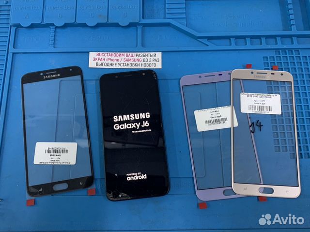 Замена разбитого стекла SAMSUNG J6