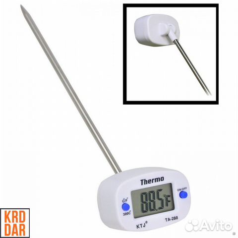 Термометр со щупом поворотный