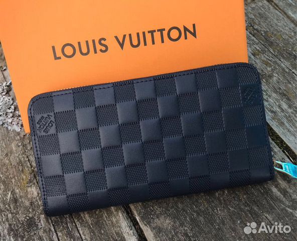 Новый мужской кошелек портмоне кожа Louis Vuitton Новый мужской кошелек портмоне кожа Louis Vuitton