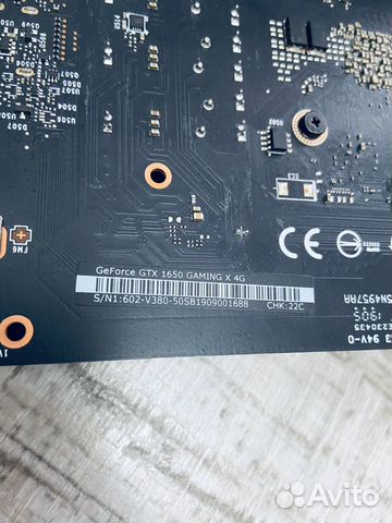 Видеокарта Msi Gtx 1650 4Gb gaming X