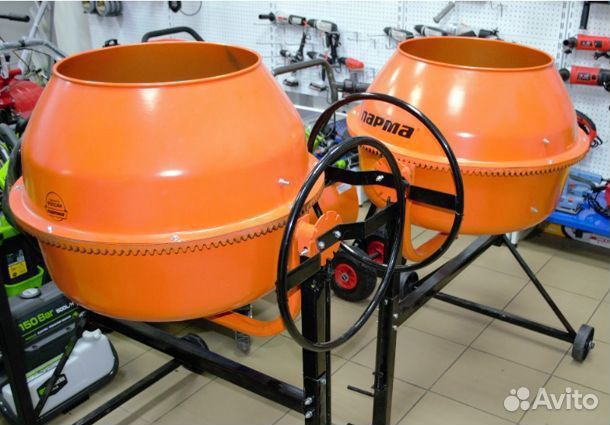 Бетономешалки 120-300 л. Двигатель от 650В до 2кВт
