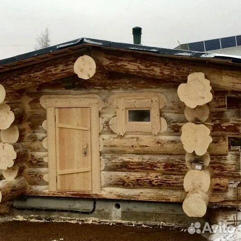 Сруб бани 