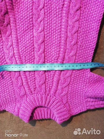 Детское вязанное платье