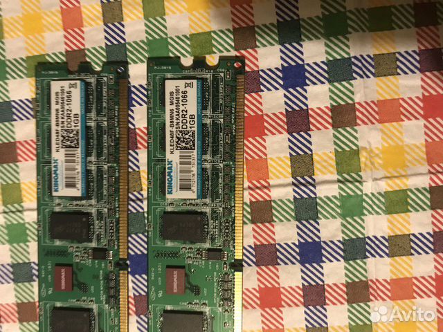 DDR 2. 2 по 1gb DDR 2. 2 по 1gb