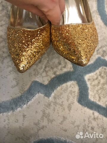 Туфли женские золотые Dune 40