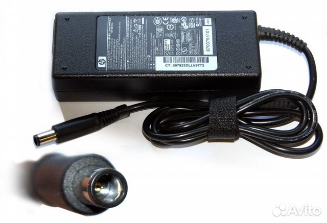 Блок питания для HP 18.5 V, 4.9 A, 7.4x5.0 mm