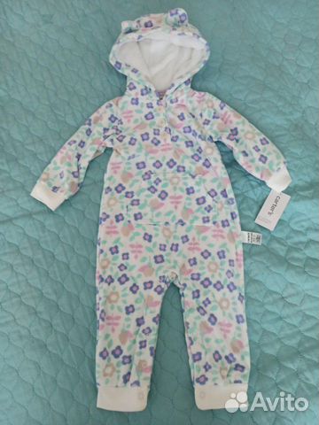 Новый комбинезон флисовый carters 12 m Новый комбинезон флисовый carters 12 m