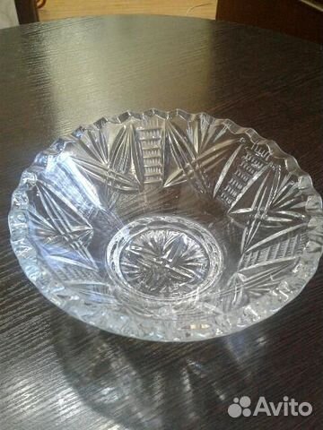 Вазочка,салатник,конфетница хрусталь Богемия,Винта